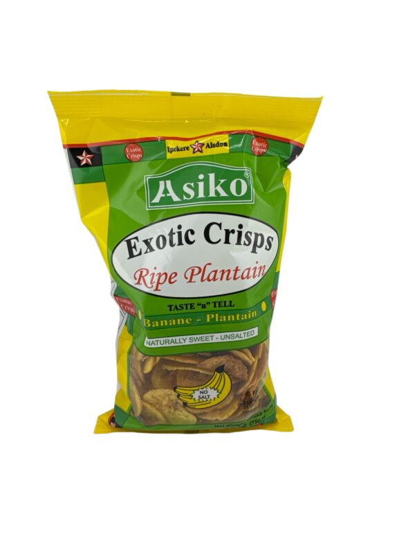 Exotic Crisps Ripe Plantain ( Unsalted )